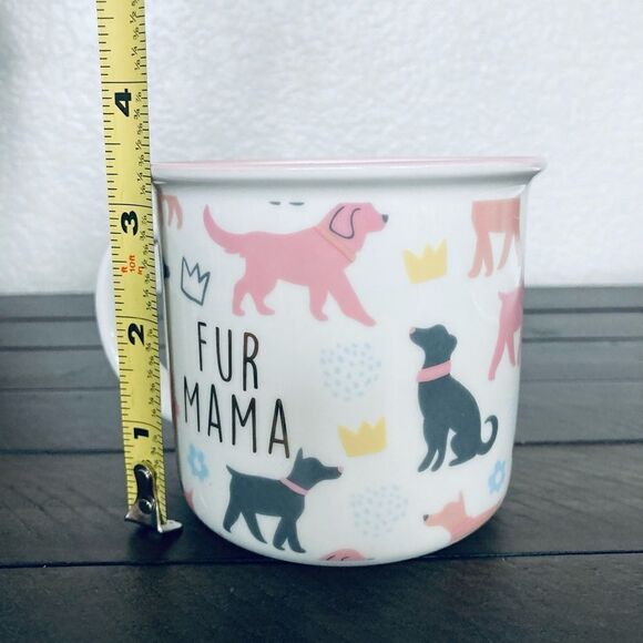 “Fur Mama” Dog Mom Ceramic Coffee Mug Cup - Picture 2 of 3